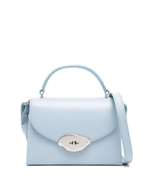 Mulberry Blue Lana Top Handle Bag