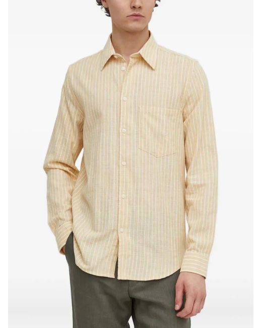 Chemise Rayée À Poche Poitrine Samsøe & Samsøe pour homme en coloris Natural