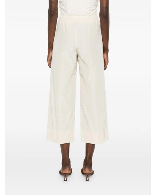 ROSSO35 White Wide-Leg Trousers