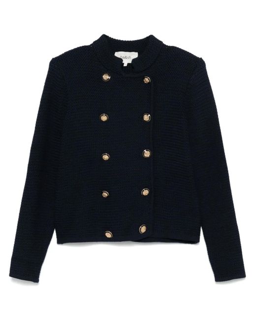 Ba&sh Louman Vest in het Blue