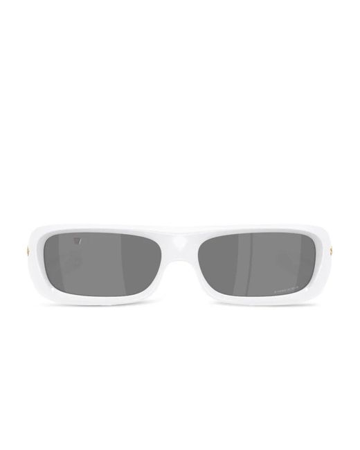 Oakley Gray Permian Rectangle-Frame Sunglasses