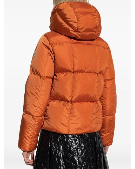 Moncler Orange Castelnou Quilted Jacket