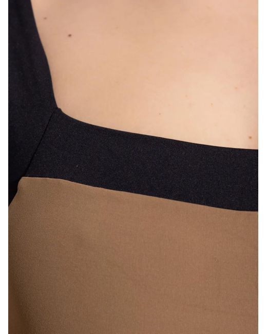 Marysia Swim バイカラー ワンピース水着 Brown