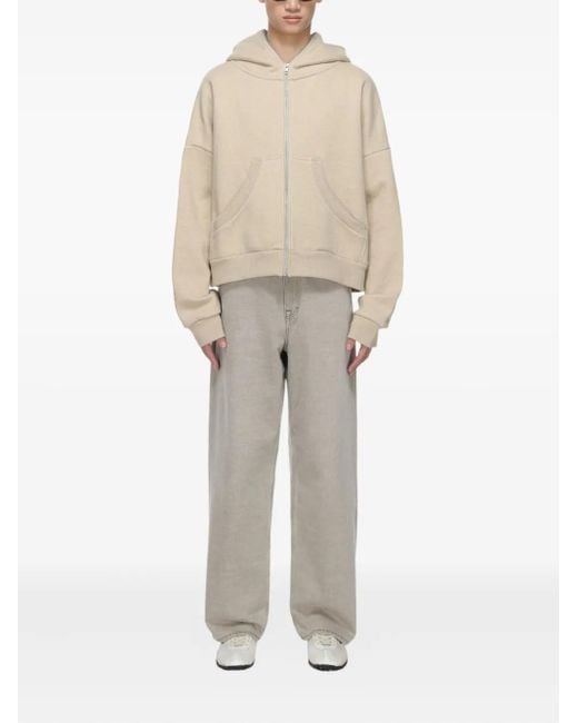 Entire studios White Zip-Up Hoodie for men