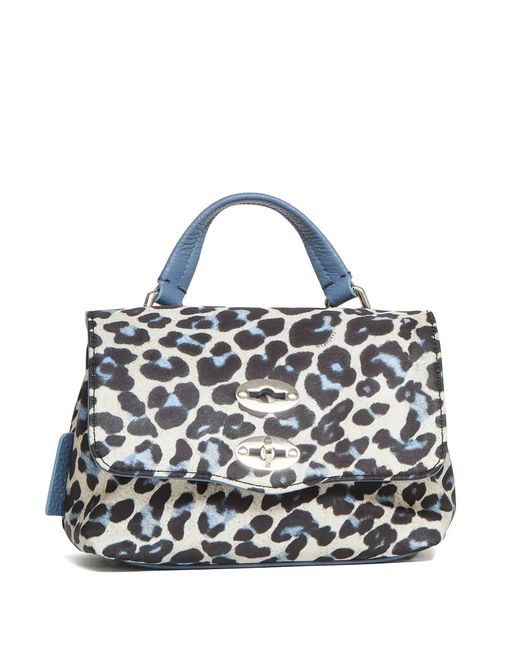 Zanellato White Baby Postina Tokyo Animalier Tote Bag