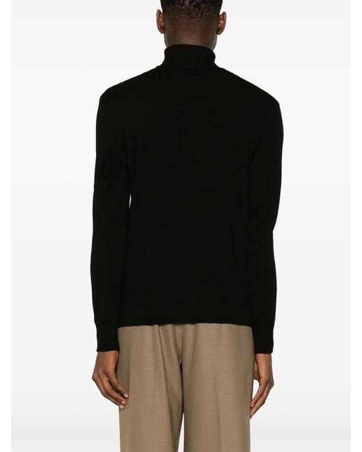 Ballantyne Black Turtleneck Sweater for men