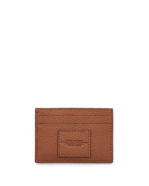 Marc Jacobs Brown The Leather Card Case Accessories