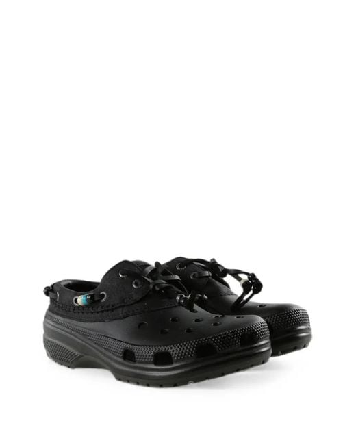CROCSTM Black Classic Luxe Beaded Clogs
