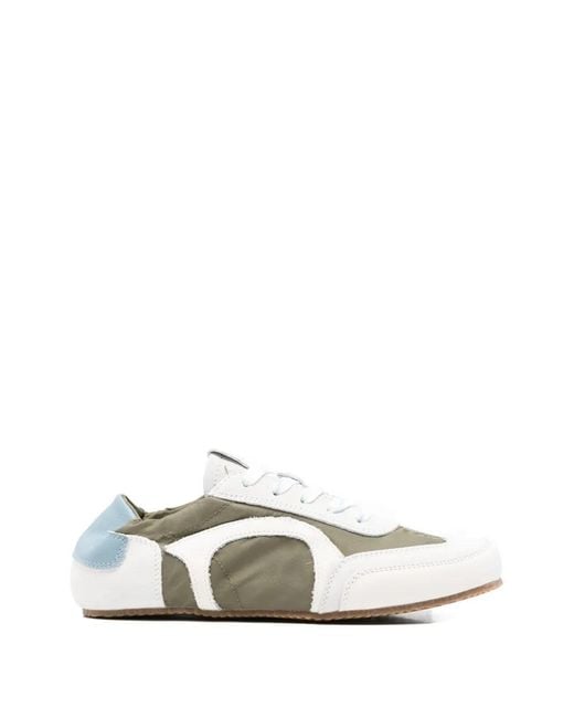 Dorothee Schumacher White Sporty Softness Lace-Up Sneakers