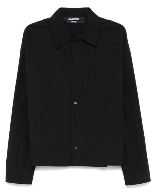 Jacquemus Black La Casa 'La Chemise Corto' Shirt for men
