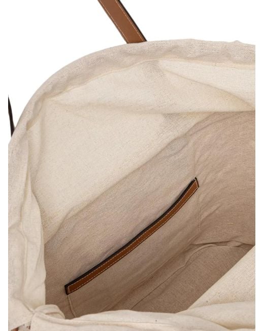 Pedro Del Hierro Madrid Metallic Large Logo-Patch Tote Bag