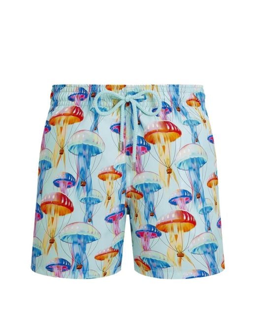 Vilebrequin Blue Medusair Print Swim Shorts for men
