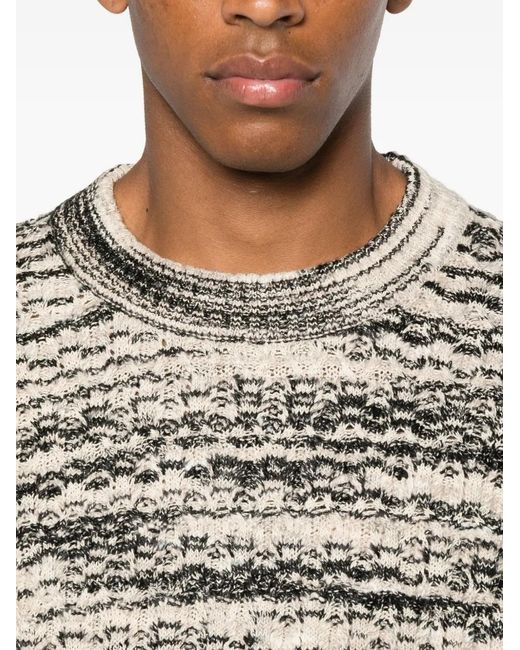 Axel Arigato Gray Crew Neck Sweater for men