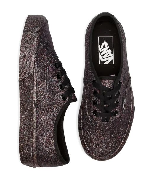Vans Brown Glitter Sneakers