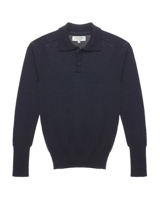 Studio Nicholson ハイネック セーター Blue