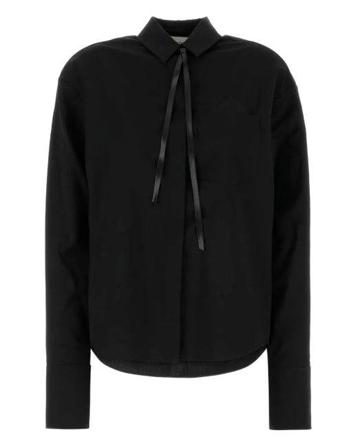 Camisa Mappa con detalle de lazo Sportmax de color Black