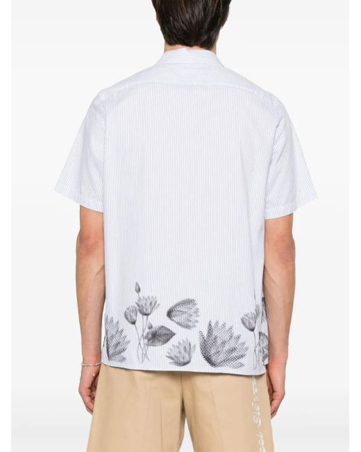 メンズ Paul Smith フローラル シャツ White