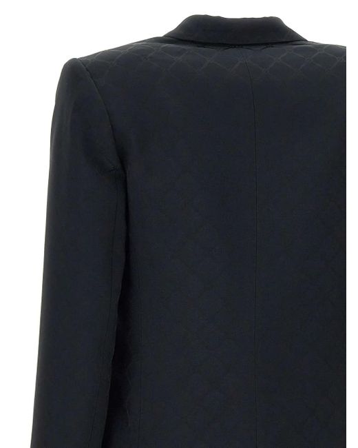 Elisabetta Franchi Black Tailored Blazer