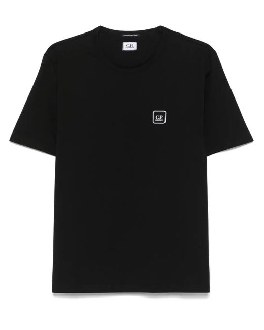 T-Shirt Con Stampa Grafica di C P Company in Black da Uomo