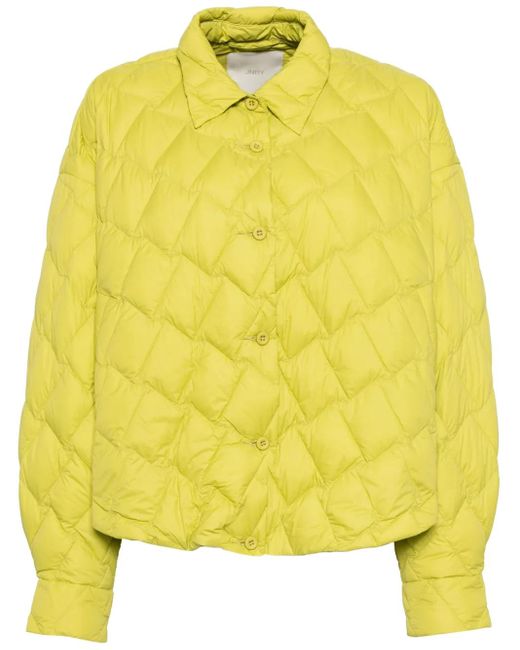 JNBY Yellow Long-Sleeved Down Jacket