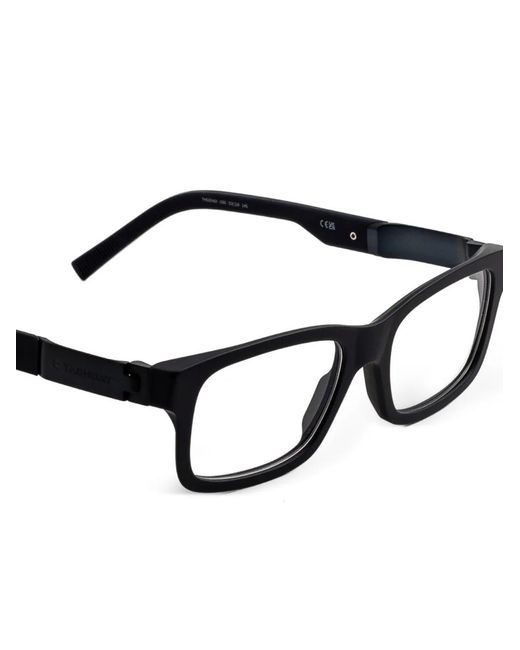 Tag Heuer Black Rectangle Frame Glasses