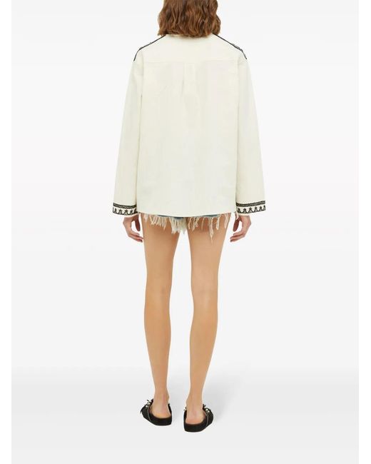 Camicia Con Nappe di Alanui in Natural