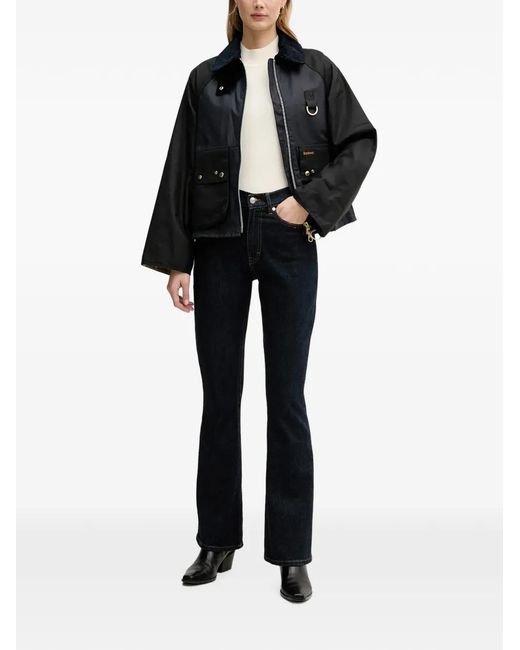Barbour Black Kearton Wax Jacket