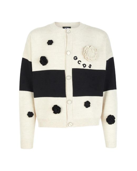 Gcds White Hello Kitty Crochet Cardigan