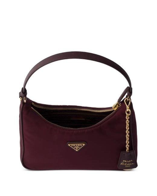 Borsa Re-Edition Mini di Prada in Purple