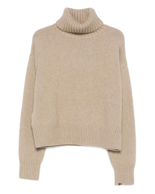 Extreme Cashmere Natural Roll-Neck Sweater