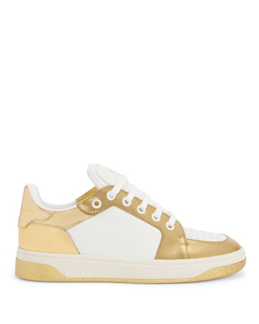 Giuseppe Zanotti Natural Gz94 Low-top Leather Sneakers for men