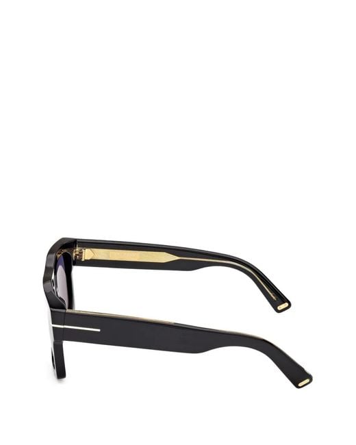 Tom Ford Blue Square Frame Sunglasses for men