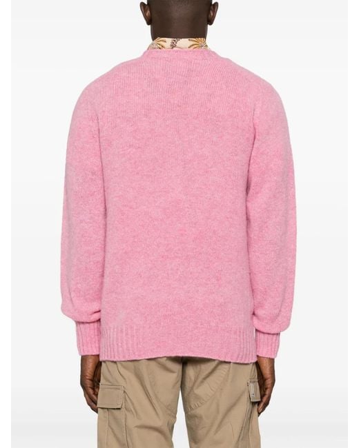 Jersey con efecto melange Howlin' By Morrison de hombre de color Pink