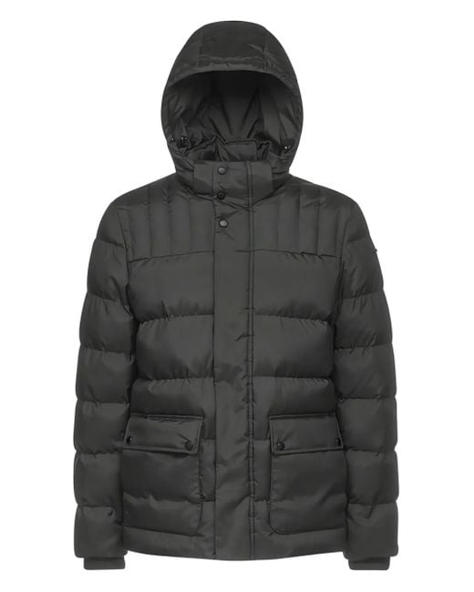 Geox Black Sandford Hooded Jacket for men