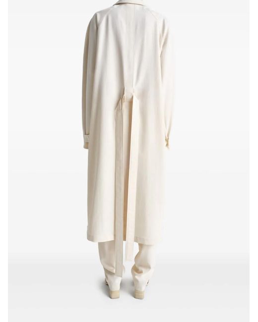 Lemaire ベルテッド コート White