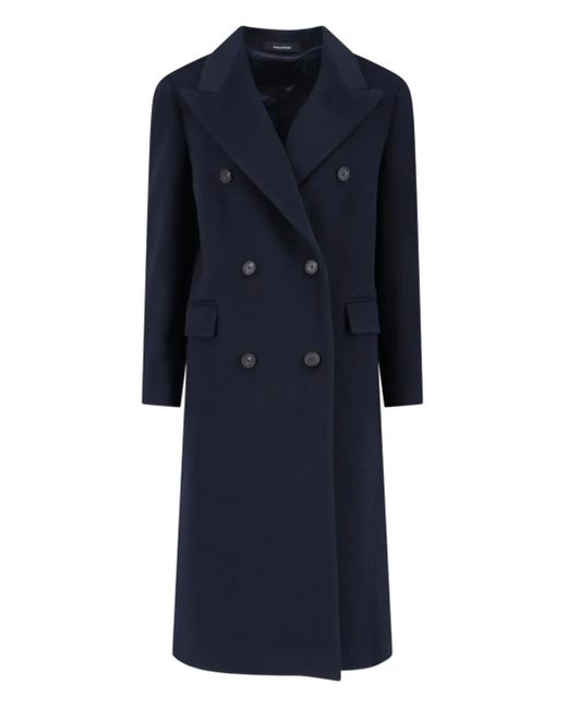 Tagliatore ベルテッド ダブルコート Blue