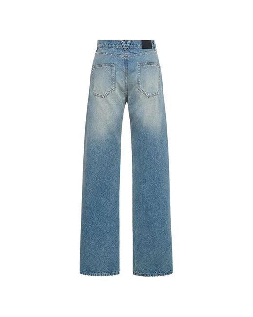 O.FILES Blue Cotton Jeans for men