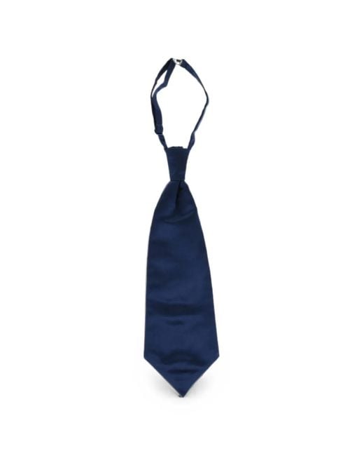 Corneliani Blue Pointed-Tip Tie for men