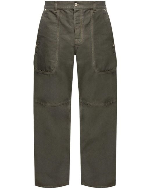 Loewe Green Cotton Trousers for men