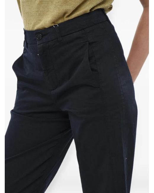 Woolrich Blue Stretch Cropped Trousers