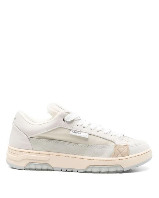 メンズ Santha パネル スニーカー White