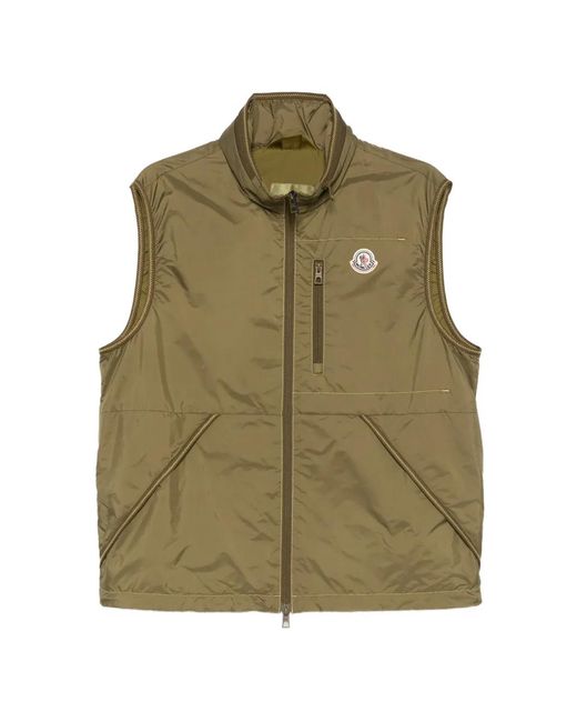Moncler Green Ansiei Polyamide Vest for men
