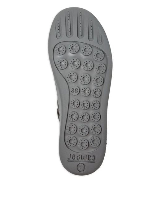 Camper Black Peu Touring Lace-Up Leather Sneakers