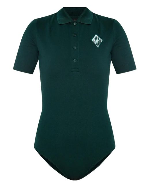 Lacoste Green Body Style Polo Top