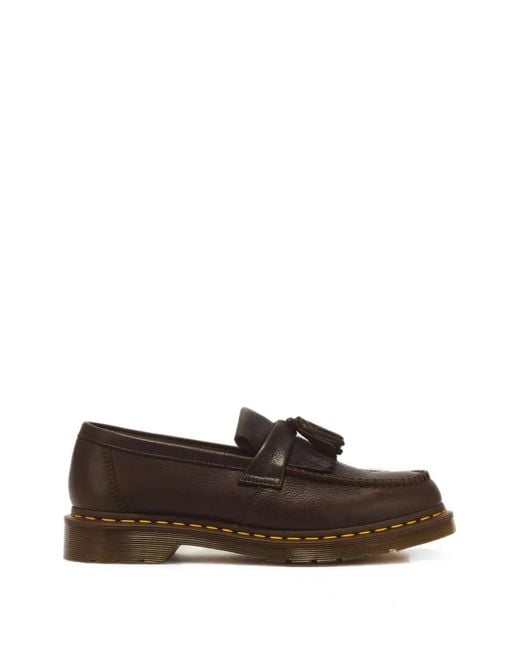 Dr. Martens Brown Adrian Ambassador Tasselled Fringed Loafers for men