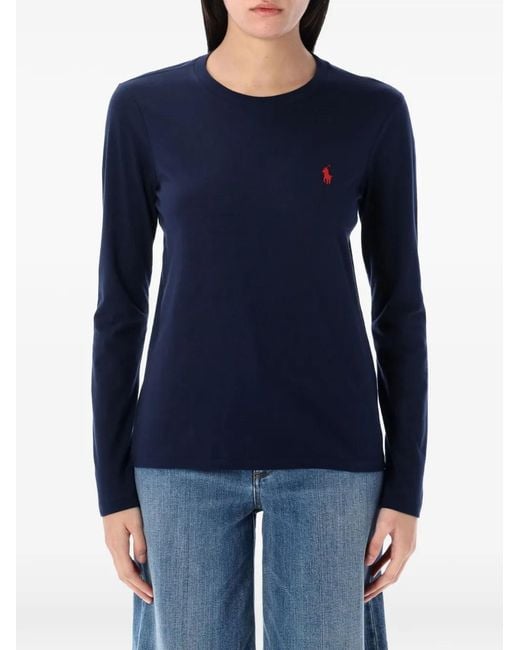 Polo Ralph Lauren Blue Long-Sleeve T-Shirt