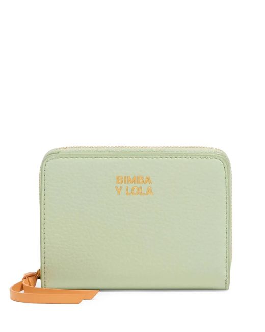 Portafoglio Con Logo di Bimba Y Lola in Green
