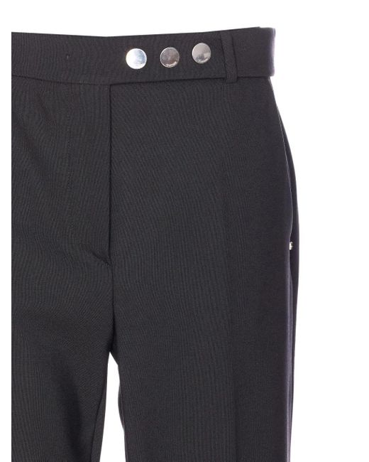 Sportmax Blue Harry Button Zip Trousers