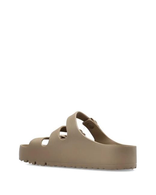 Birkenstock Brown Florida Buckle Strap Sandals
