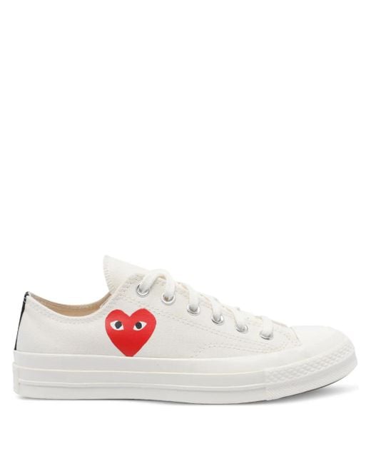COMME DES GARÇONS PLAY White Heart-Detail Chuck Taylor Sneakers for men
